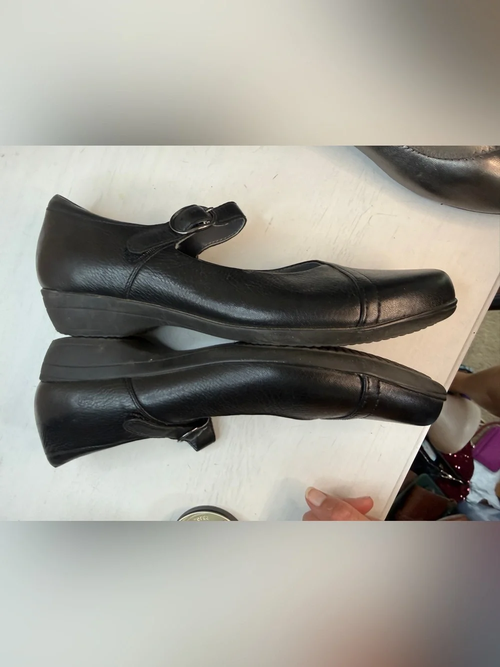 Dansko Fawna Mary Jane Shoes Womens EU 42 Black Leather Comfort Career